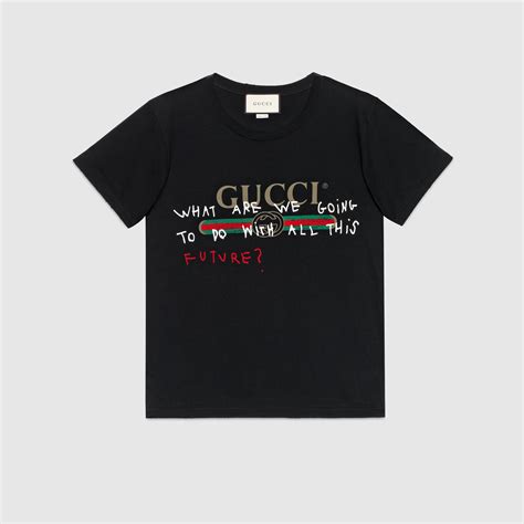 gucci coco capitan white logo t shirt|gucci coco capitan sweatshirt.